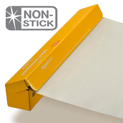 Amazon Basics Parchment Paper for Baking, Non-Stick, 90 Sq Ft Roll, 1 Pack