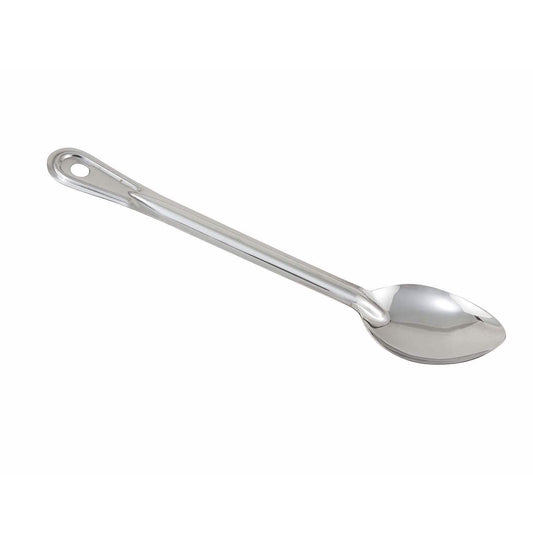 Winco BSOT-13 Solid Stainless Steel Basting Spoon, 13-Inch,Medium