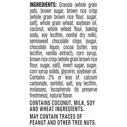 Quaker Chewy Granola Bars, Chocolate Chip, 58 Count - Packaging May Vary