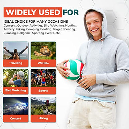 Roxant Mini Monocular Telescope - High Definition Ultra Light Pocket Telescopes - Includes Compact Monoculars, Neck Strap & Cleaning Cloth, Monoculars for Adults, High Powered Handheld Telescope