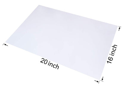 Wowfit 100 CT 16x20 inch 1.1 Mil Clear Plastic Flat Open Poly Bags – Great for Dough Proving, Sourdough Bread, Food Storage, and More