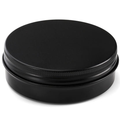 Foraineam 24 Pack 4 oz Screw Lid Round Tins Aluminum Empty Tins Metal Storage Tin Jars Spice Containers Travel Tin Cans