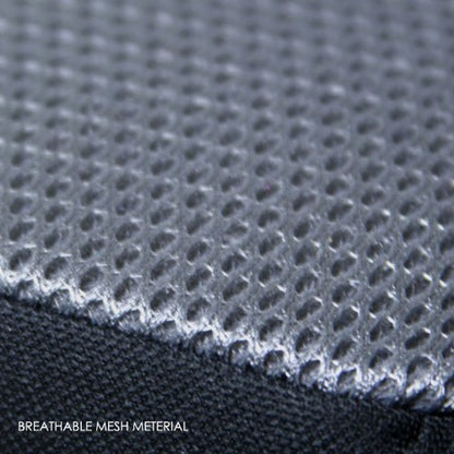 Yupbizauto Breathable Ergonomic Wedge Car Seat Cushion & Office Chair Support Comfortable Pressure-Relief Pad for Back & Tailbone Pain Ideal for Long Sitting, Posture Corrector Mesh Grey Firm