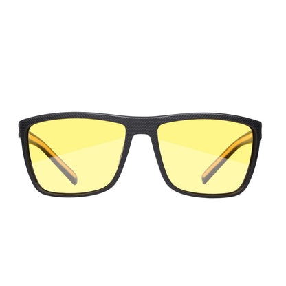 ZENOTTIC Night Vision Glasses for Men Lightweight TR90 Frame UV400 Protection Yellow Lens Night Driving Glasses