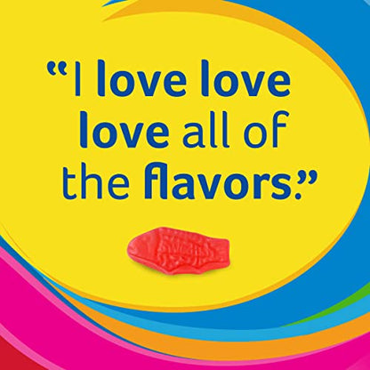 SWEDISH FISH Mini Assorted Soft & Chewy Candy, Family Size, Bulk Candy, 1.8 lb