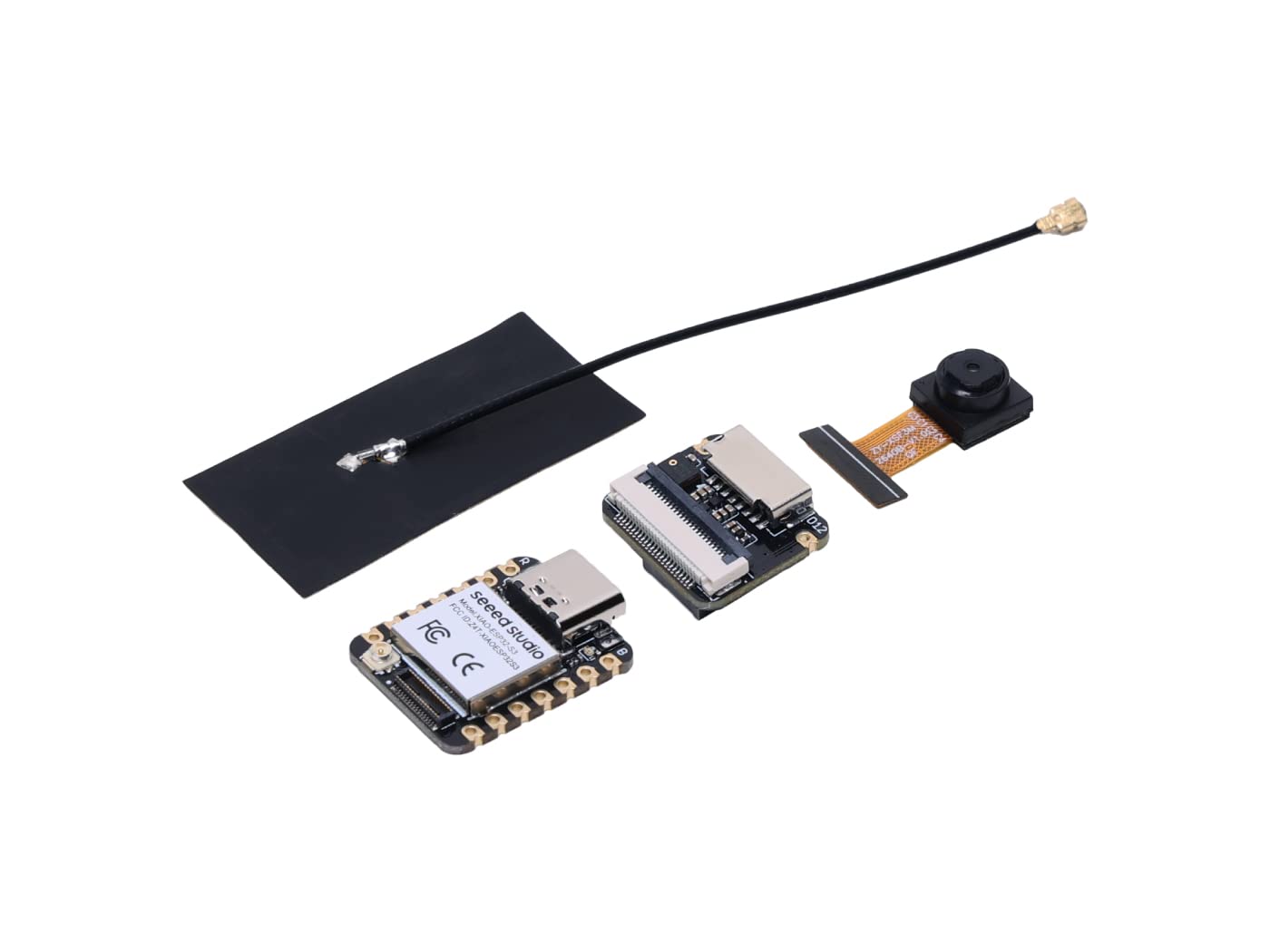 Seeed Studio XIAO ESP32 S3 Sense - 2.4GHz Wi-Fi, BLE 5.0, OV2640 Camera Sensor, Digital Microphone, 8MB PSRAM, 8MB Flash, Battery Charge Supported, Rich Interface, IoT, Embedded ML …
