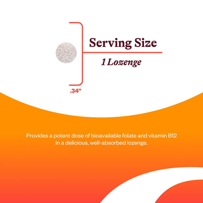 Seeking Health Methyl B12 with L-Methylfolate - MTHFR Support Supplement - Methylation Support Supplement - Lozenges to Support Brain Health & Energy - 60 Lozenges