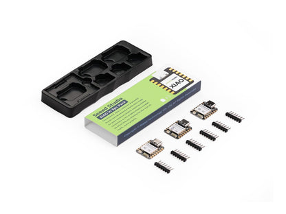 XIAO ESP32C6 3PCS Pack - 2.4GHz Wi-Fi 6, BLE 5.0, Zigbee, Matter, Thread, onboard Antenna and External Antenna Interface