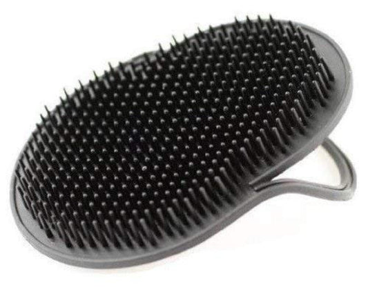 G.B.S Pocket Palm Brush Portable Comb Massager for Pet Hairs, Black, Pack of 2