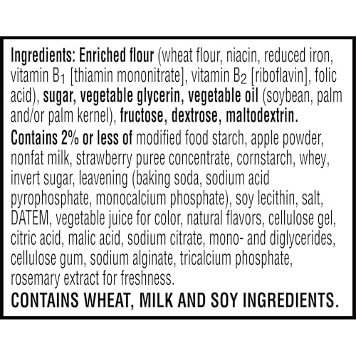 Special K Bar Pastry Crisps, 100 Calories, Breakfast Bars, Value Size, Strawberry, 15.84oz Box (36 Crisps)