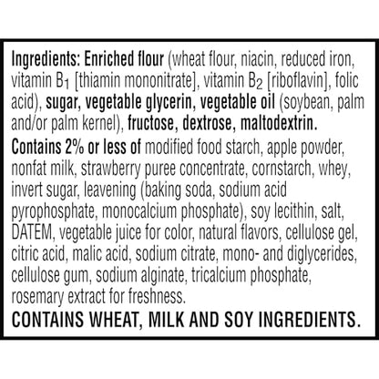 Special K Bar Pastry Crisps, 100 Calories, Breakfast Bars, Value Size, Strawberry, 15.84oz Box (36 Crisps)