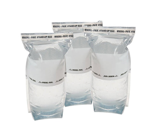 Survival Water Bags - Outdoors and Camping 1 Liter Stand Up Emergency Water Bag (Pack of 3)