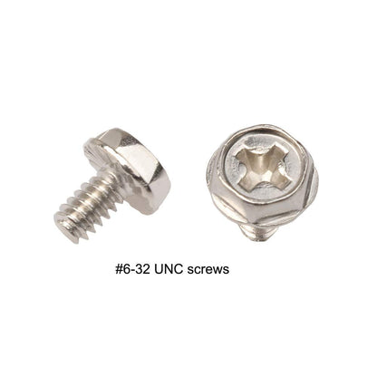 SSD HDD Holder 2.5 to 3.5 Mounting Bracket Hard Drive Adapter (2 Pack) (Black)