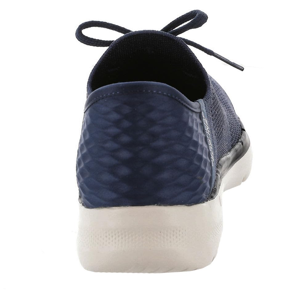 Skechers Women's Hands Free Slip-ins Go Walk 6-Lovely Day Sneaker, Navy/Blue, 9.5