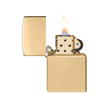 Zippo Classic High Polish Brass Pocket Lighter