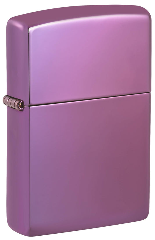 Zippo High Polish Purple Pocket Lighter, Abyss