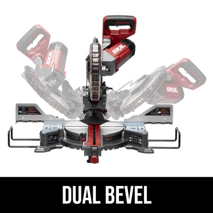 SKIL 10" Dual Bevel Sliding Compound Miter Saw-MS6305-00