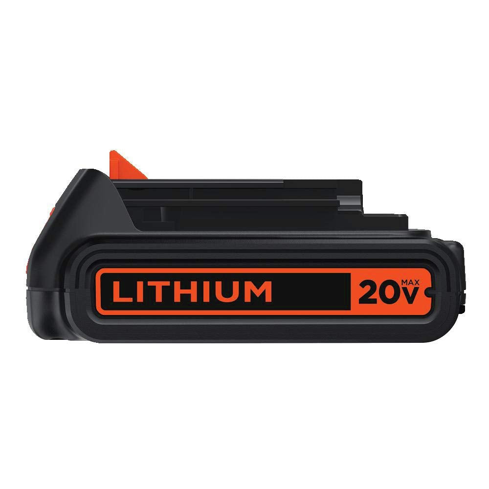 BLACK+DECKER 20V MAX Battery, 1.5Ah Lithium Ion Battery, Extended Runtime, Compatible with Tools, Outdoor Equipment and 20V Vacuums (LBXR20)