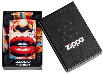 Zippo Street Art Design 540 Matte Pocket Lighter