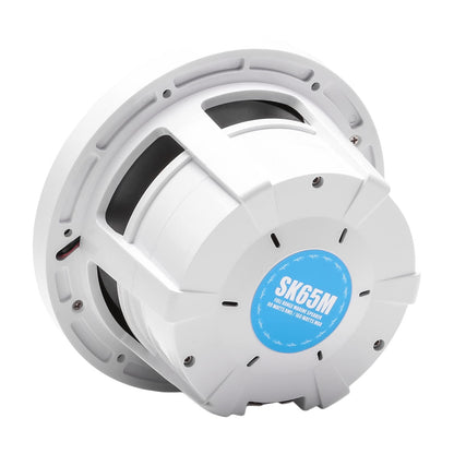 Skar Audio SK65M 6.5" 2-Way Marine Full Range 320 Watt Coaxial Speakers, Pair (White)