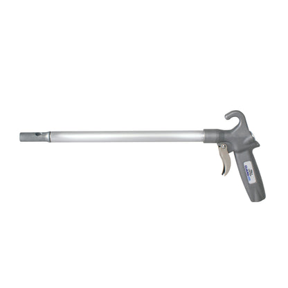 Guardair Long John Safety Air Gun - 12 inch Aluminum Extension, Pistol Style Grip, OSHA Compliant Venturi Nozzle, 1/4 Inch FNPT Inlet (75LJ012AA)