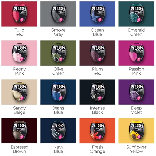 Dylon Washing Machine Fabric Dye Pod for Clothes & Soft Furnishings, Smoke Grey, 350 g (Pack of 1) (Packing May Vary)