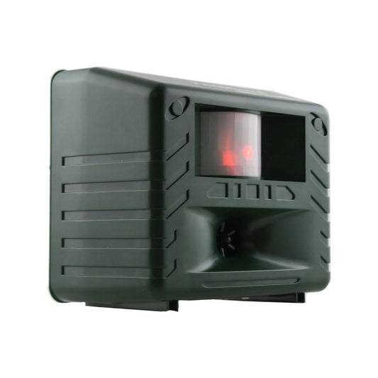 Bird-X Yard Gard, Electronic and Ultrasonic Animal Stopper Device with Motion-Sensor, Easy to Install, Covers up to 4,000 sq. ft., 15-25 kHz Frequency, 6.75" x 5.5" x 3.5"