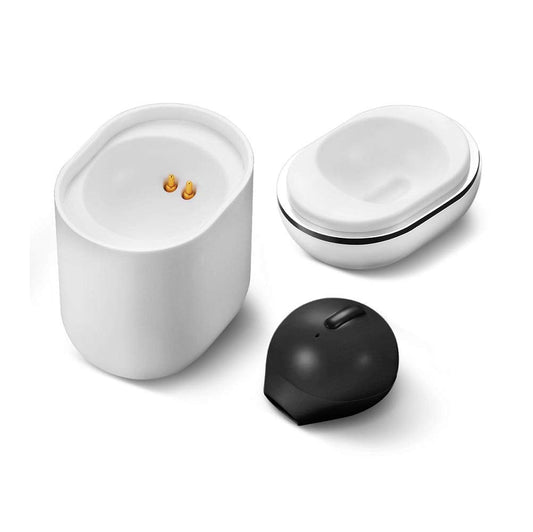 SZHTFX Invisible Earbuds Sleep Bluetooth Earbuds Mini Tiny Discreet Hidden Headphones for Work, Small Ear Canals - Single Earbud with Charging Case (Black-（Single）)