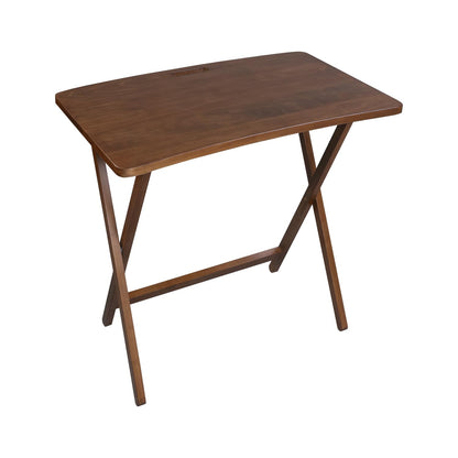 American Trails Arizona Folding Table with Solid American Hardwood - Walnut