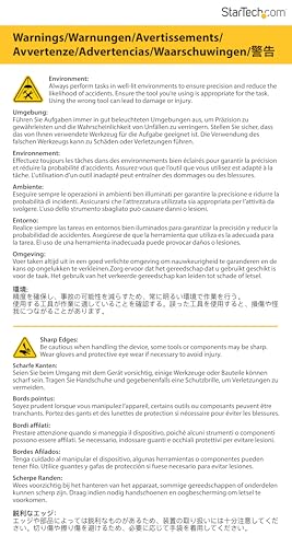 StarTech.com 6-32 Brass Motherboard Standoffs for ATX Computer Case - 15 Pack, TAA (STANDOFF632)