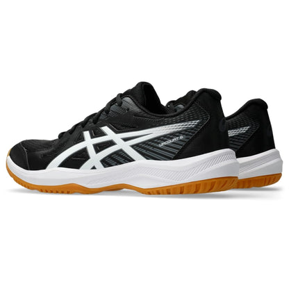 ASICS Men's Upcourt 6 Volleyball Shoes, 10.5, Black/White