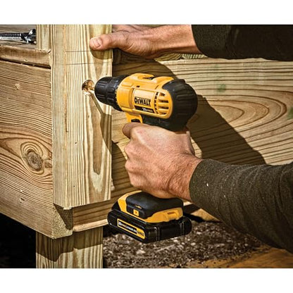 DEWALT 20V Max Cordless Drill/Driver Kit, 2 Batteries and Charger Included (DCD771C2)