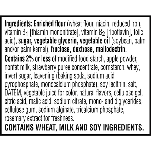 Special K Bar Pastry Crisps, 100 Calories, Breakfast Bars, Value Size, Strawberry, 15.84oz Box (36 Crisps)