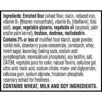 Special K Bar Pastry Crisps, 100 Calories, Breakfast Bars, Value Size, Strawberry, 15.84oz Box (36 Crisps)