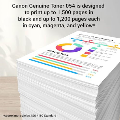 Canon Genuine 054 Black Toner Cartridge Compatible with LBP622Cdw, LBP623Cdw, MF641Cdw, MF642Cdw, MF644Cdw