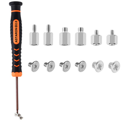 ASTARON M.2 SSD Screws Kit, Nvme M2 Screws Suitable for ASUS MSI Gigabyte NGFF Motherboard
