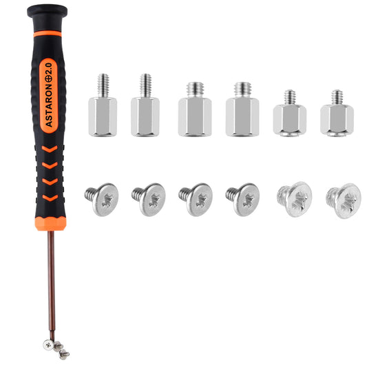 ASTARON M.2 SSD Screws Kit, Nvme M2 Screws Suitable for ASUS MSI Gigabyte NGFF Motherboard