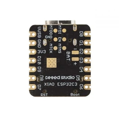 Seeed Studio XIAO ESP32C3 - Tiny MCU Board with Wi-Fi and BLE for IoT Controlling Scenarios. Microcontroller with Battery Charge, Power Efficient, and Rich Interface for Tiny Machine Learning. …