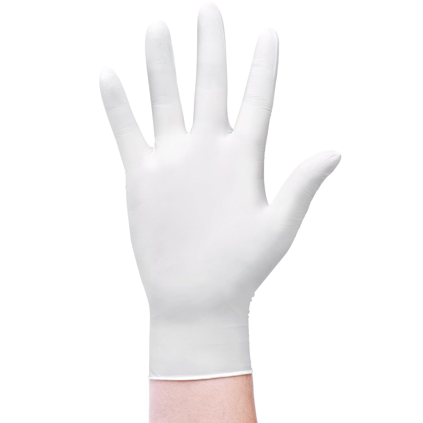 SwiftGrip Disposable Nitrile Exam Gloves, 3-mil, Large, Box of 100, White Nitrile Gloves Disposable Latex Free for Medical, Cleaning, Cooking & Esthetician, Food-Safe, Powder-Free, Non-Sterile