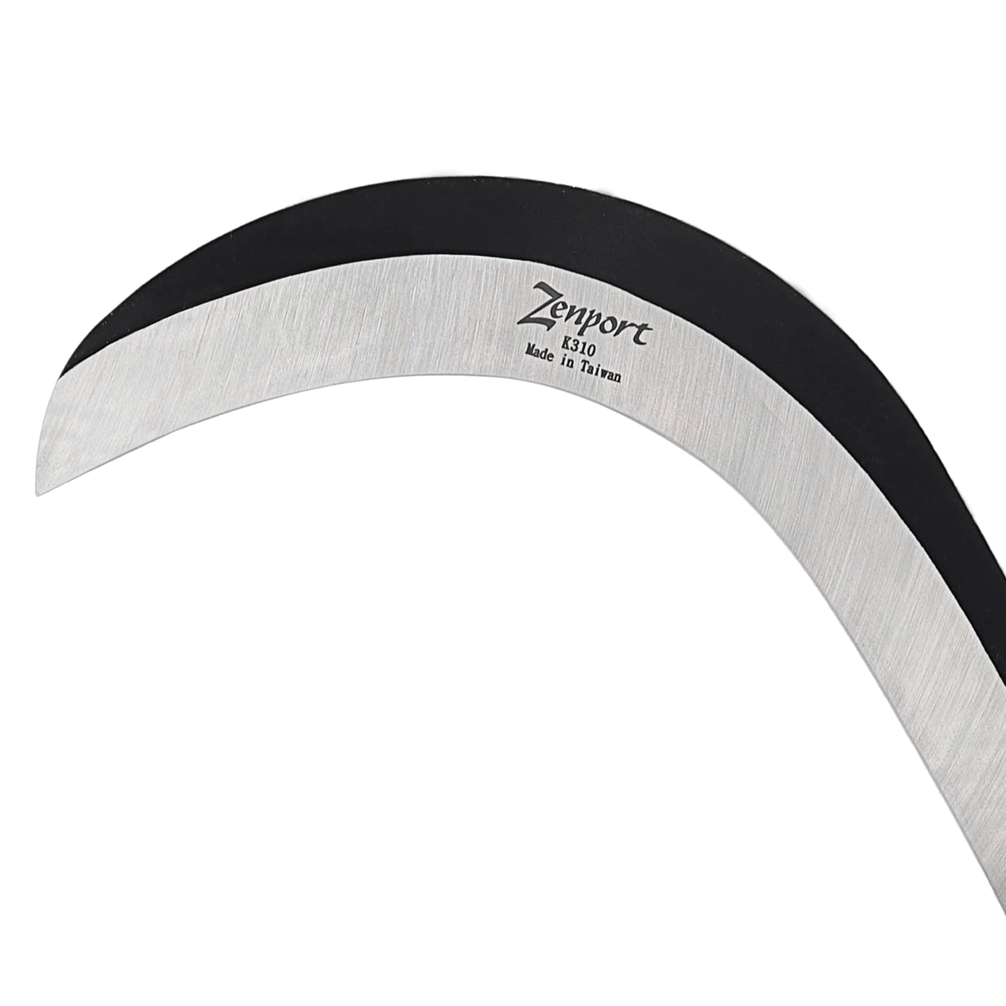 Zenport K310 Brush Clearing Sickle with 9-Inch Carbon Steel Blade and 9-Inch Aluminum Handle - Gardening/Landscaping Hand Sickle with Grip