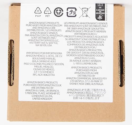 Amazon Basics 24 Count AA & AAA High-Performance Alkaline Batteries Value Pack - 12 Double AA Batteries and 12 Triple AAA Batteries