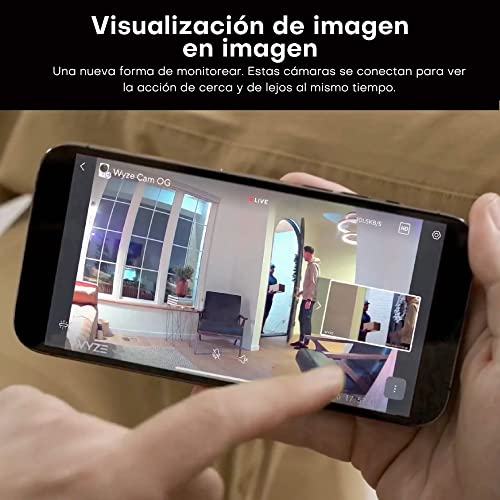 Wyze Cam OG Indoor/Outdoor 1080p Wi-Fi Smart Home Security Camera with Color Night Vision, Built-in Spotlight, Motion Detection, 2-Way Audio, Compatible with Alexa & Google, White, Free Expert Setup