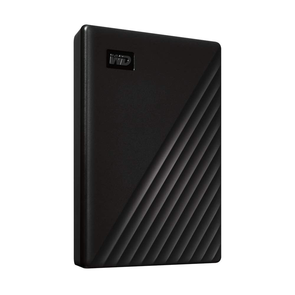 WD 2TB My Passport, Portable External Hard Drive, Black, backup software with defense against ransomware, and password protection, USB 3.1/USB 3.0 compatible - WDBYVG0020BBK-WESN