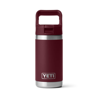 YETI Rambler Jr. 12 oz Kids Bottle, with Straw Cap, Wild Vine Red