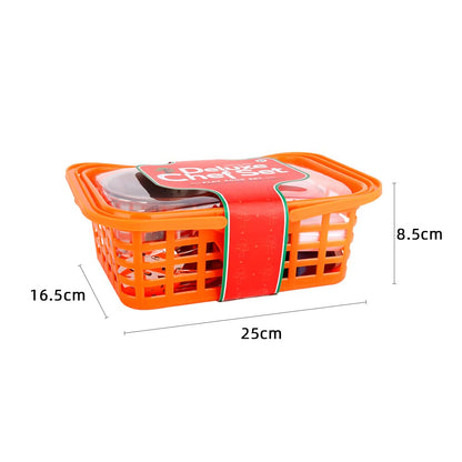 Veitch fairytales Kids Play Kitchen Toy Accessories Set Toddler Cooking Playset for Girls Boys Including Colorful Pots and Pans (Blue)