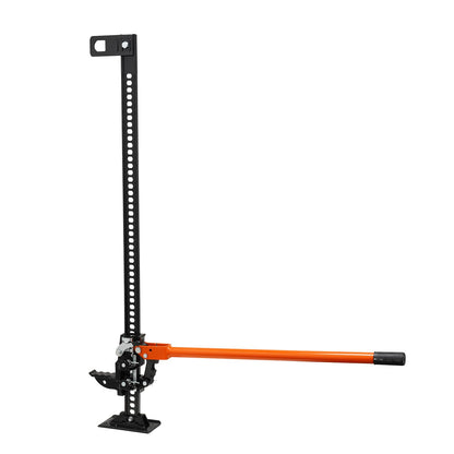 VEVOR Farm Jack,48" Utility High Lift Farm Jack, 7000 lbs Capacity Ratcheting Off Road Utility Jack, Heavy-Duty Farm Jack for Tractor, Truck, SUV, Bumper Lift, Orange
