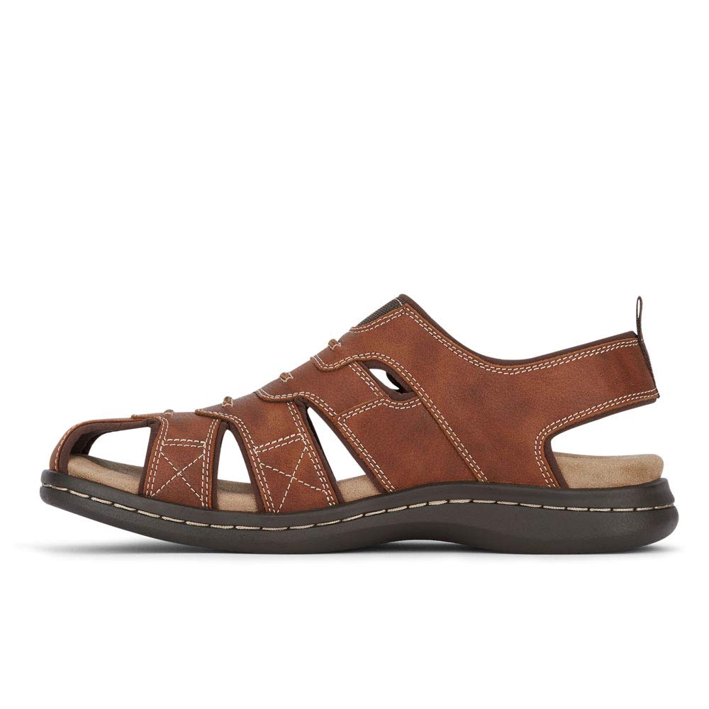 Dockers Mens Searose Outdoor Sport Fisherman Sandal Shoe Rust, 8