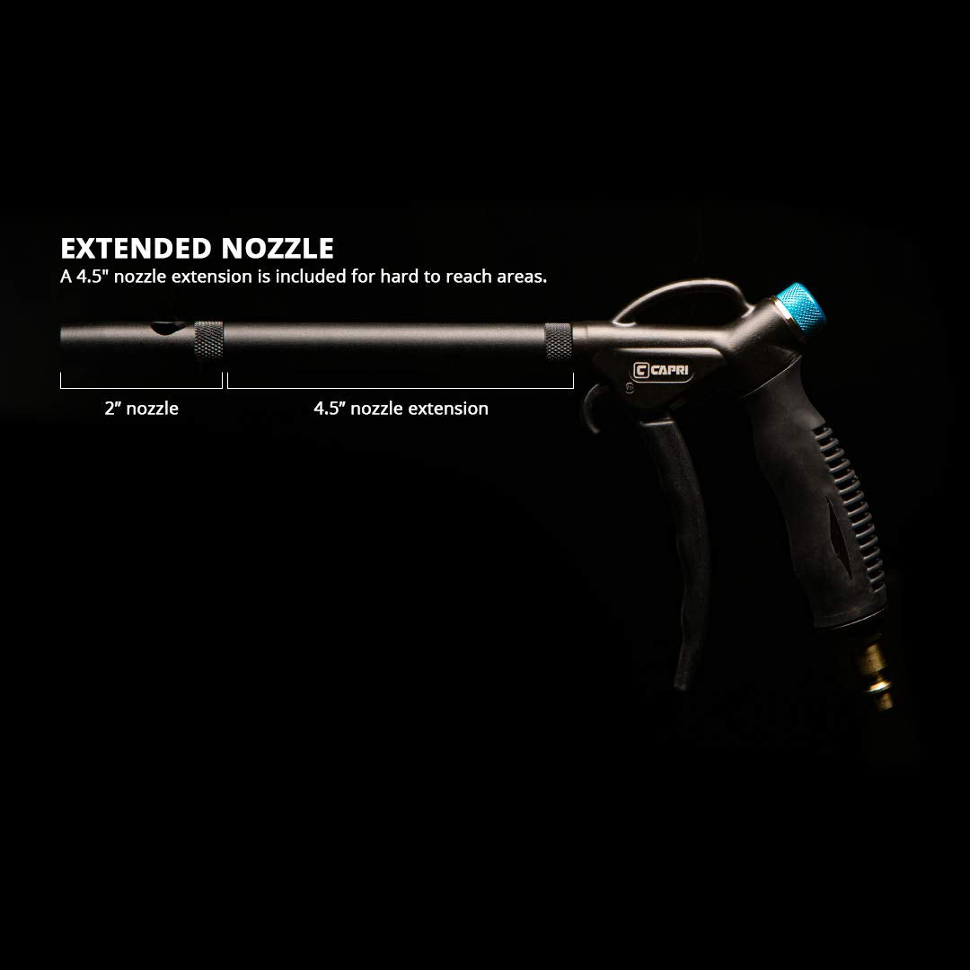 Capri Tools - CP21350 Windstorm EX High Performance Air Blow Gun with Adjustable Air Flow and Extended Nozzle