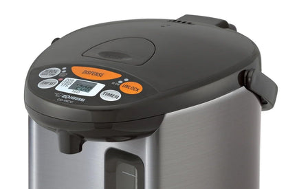 Zojirushi Micom Water Boiler and Warmer (135 oz. / 4L, Silver)