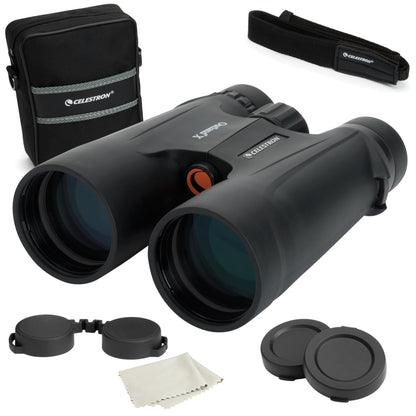Celestron – Outland X 10x50 Binoculars – Waterproof & Fogproof – Binoculars for Adults – Multi-Coated Optics and BaK-4 Prisms – Protective Rubber Armoring, Black